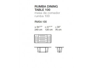 Mesa de comedor Rumba