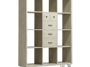 LIBRERIA MURIA 2+3 CAJONES + 10 HUECOS