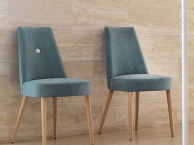 SILLA BRISA TAPIZADA EN TELA CLIENTE