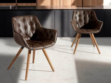 SILLA POLIPIEL F3229