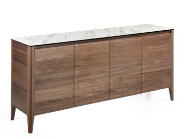 Aparador 4 puertas nogal 315-M