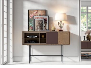 Aparador Moderno Alto Cubo