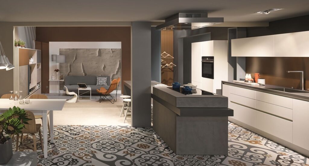 ¿Cómo separar la cocina americana del salón?