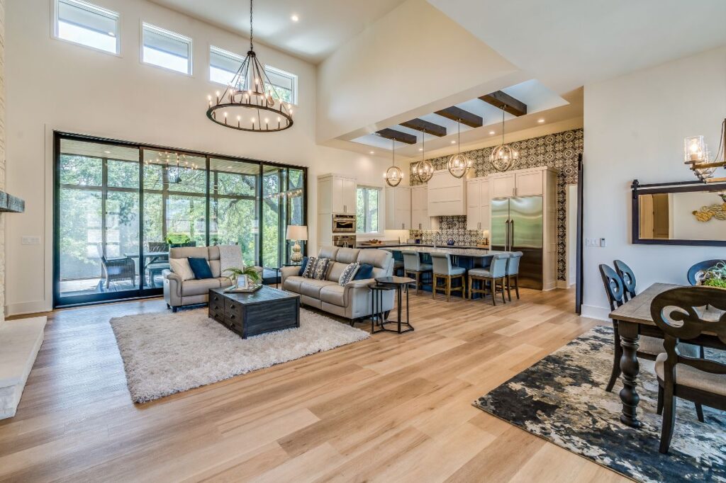 ideas de decoración para techos altos