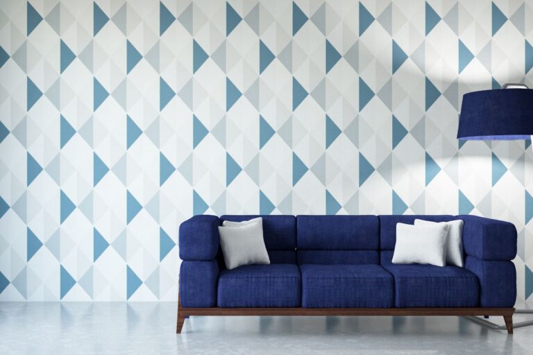 dónde poner papel pintado en el salón