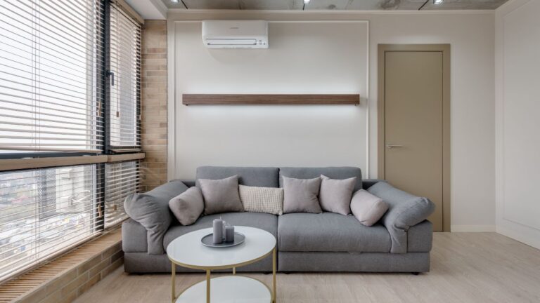 cojines para sofá gris