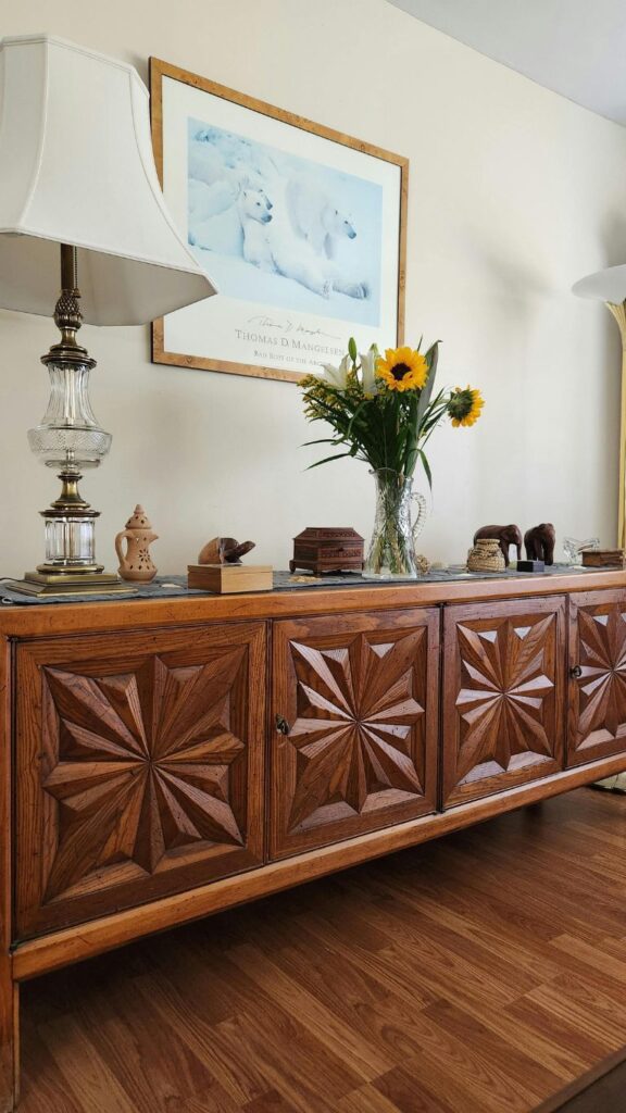 cómo decorar aparadores clásicos