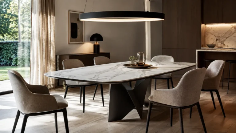 mesas de comedor de diseño italiano