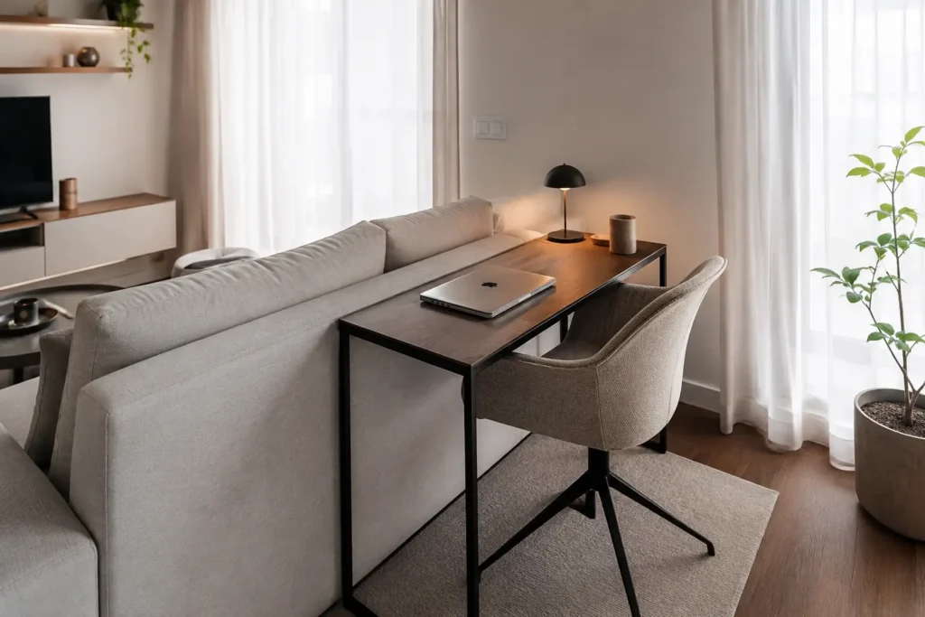 cómo elegir el mejor mueble detrás del sofá