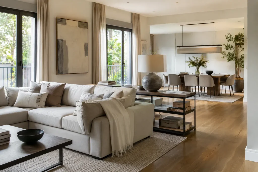 Consejos para elegir los muebles detrás del sofá
